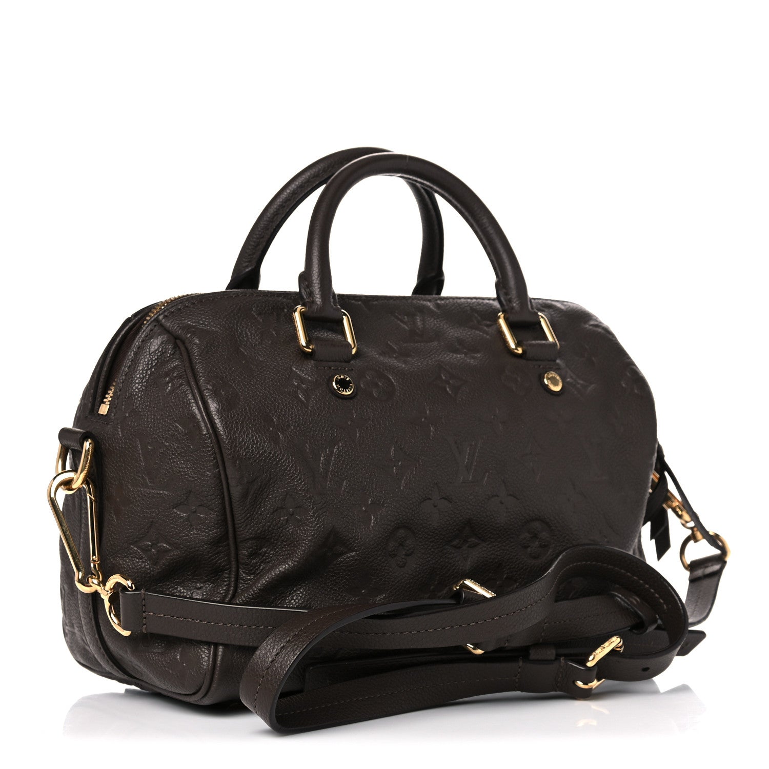 Louis Vuitton Empreinte Speedy Bandouliere 25 Chocolate 3 of 15