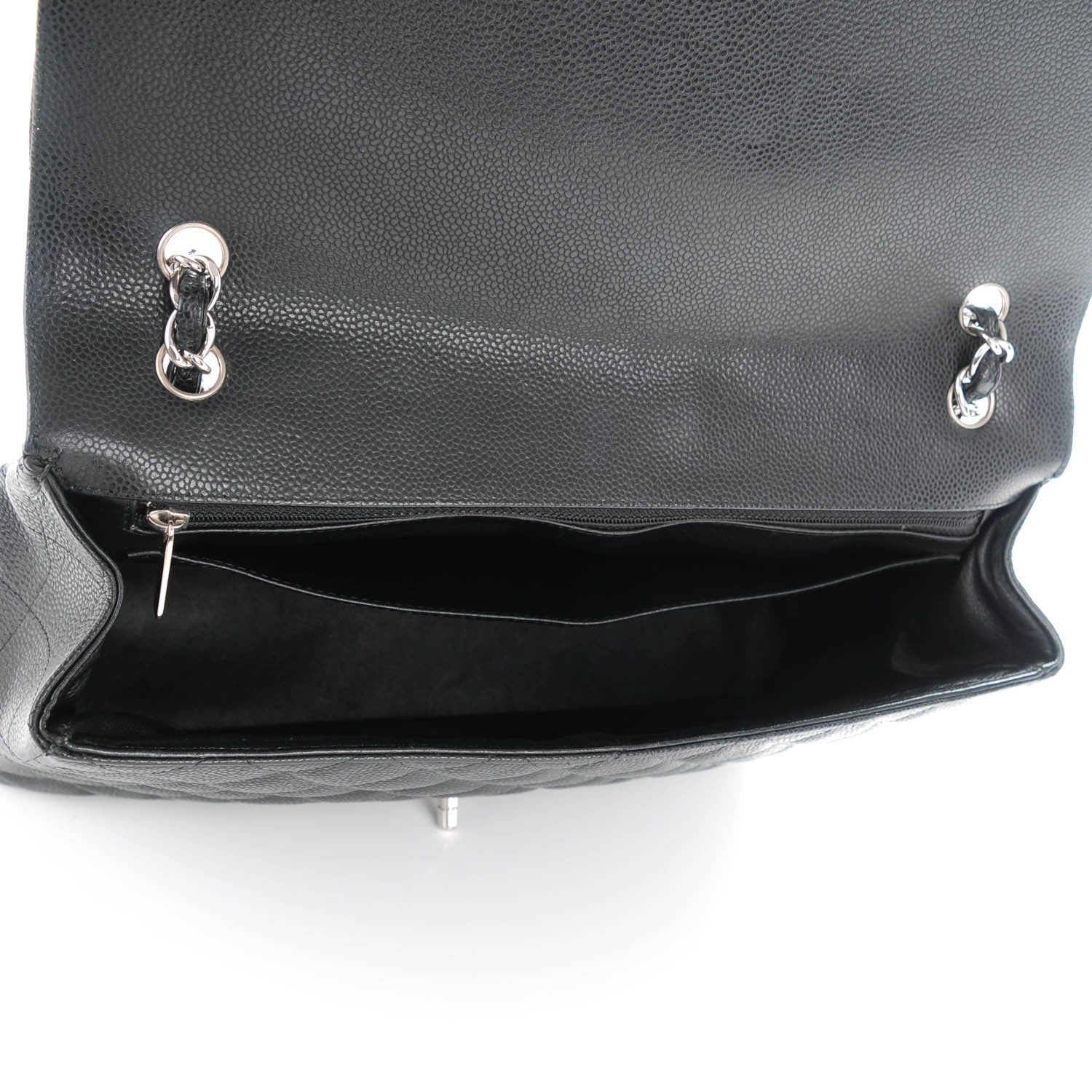 Chanel Caviar Quilted Maxi Single Flap Black 6 of 8
