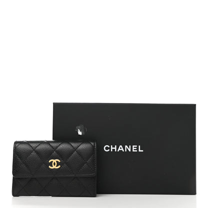 Chanel Caviar Quilted Flap Card Holder Black 8 of 8