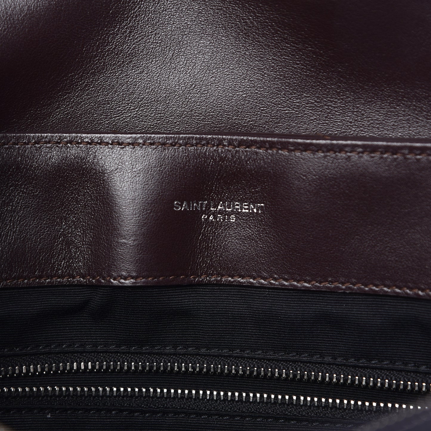 Calfskin Y Quilted Monogram Medium Loulou Chain Satchel Amaranto