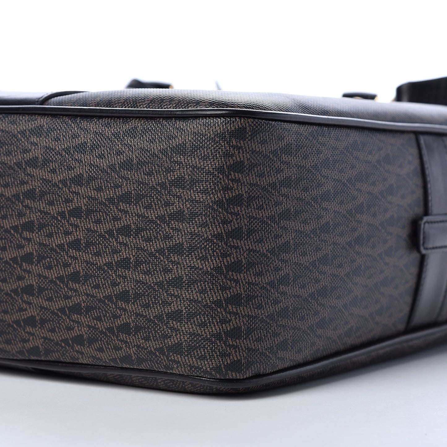 Toile Classic Monogram Rodeo Briefcase Black
