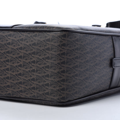 Saint Laurent Toile Classic Monogram Rodeo Briefcase Black 6 of 9