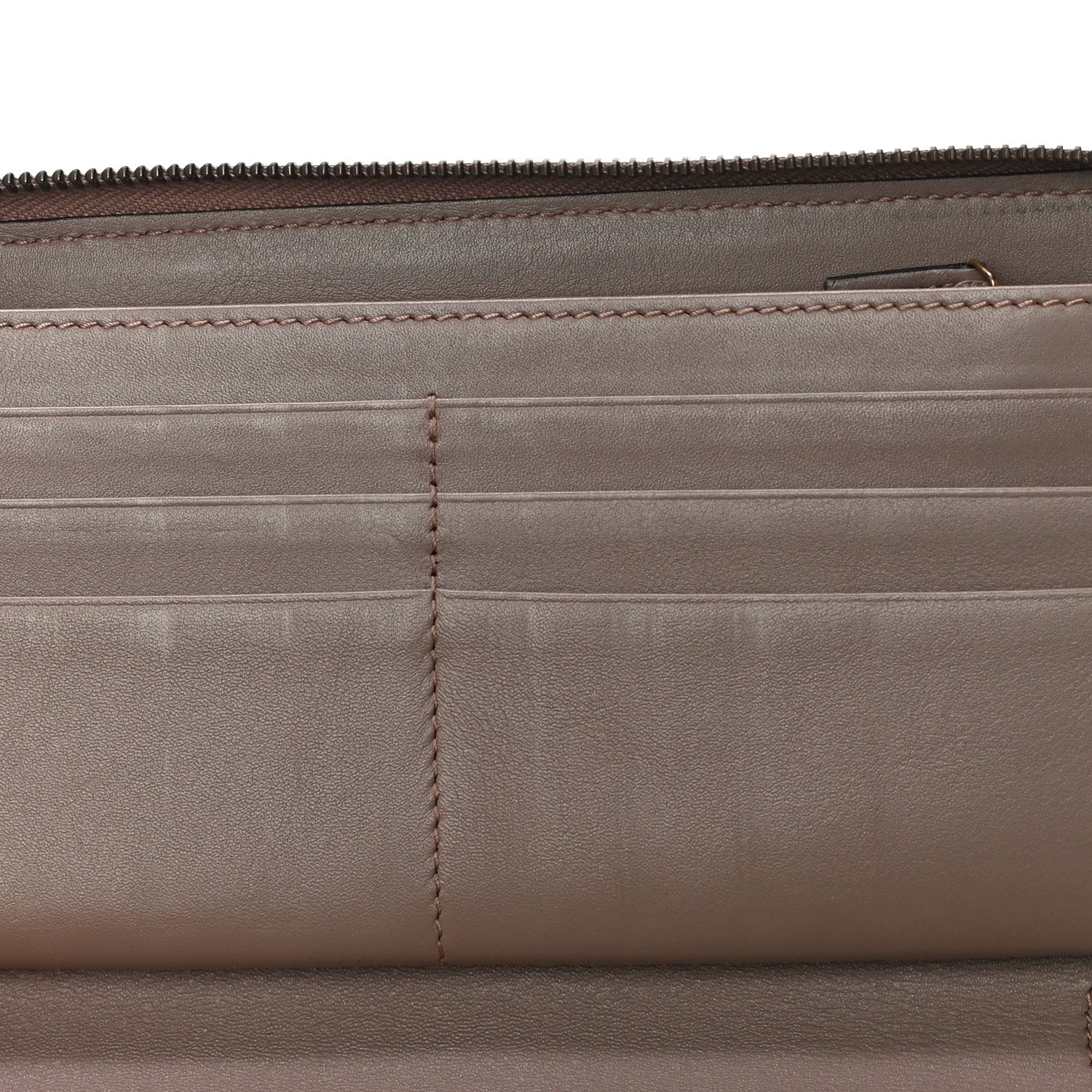 Gucci Calfskin Matelasse GG Marmont Zip Around Organizer Wallet Porcelain Rose 11 of 12