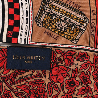 Louis Vuitton Silk Jeu De Louis BB Bandeau Beige 3 of 4