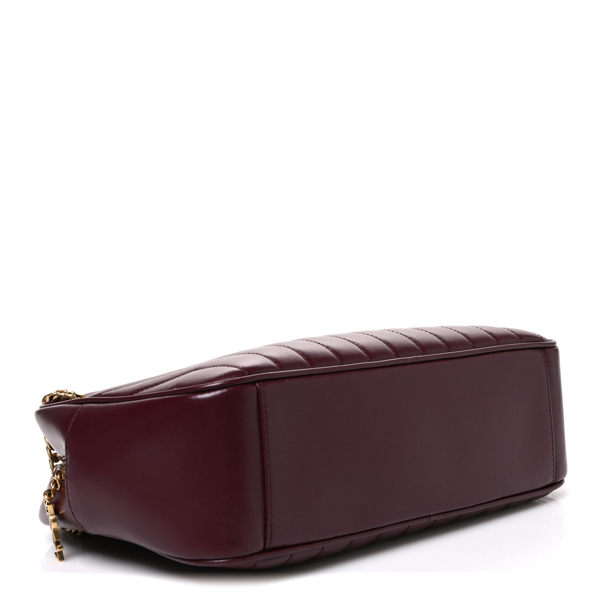 Saint Laurent Calfskin Matelasse Joan Camera Bag Rouge Legion 3 of 9