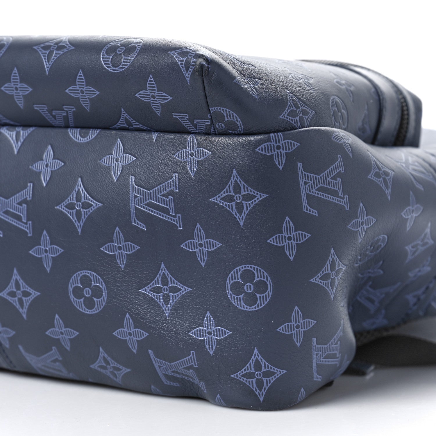 Louis Vuitton Calfskin Monogram Shadow Sprinter Backpack Blue 8 of 8