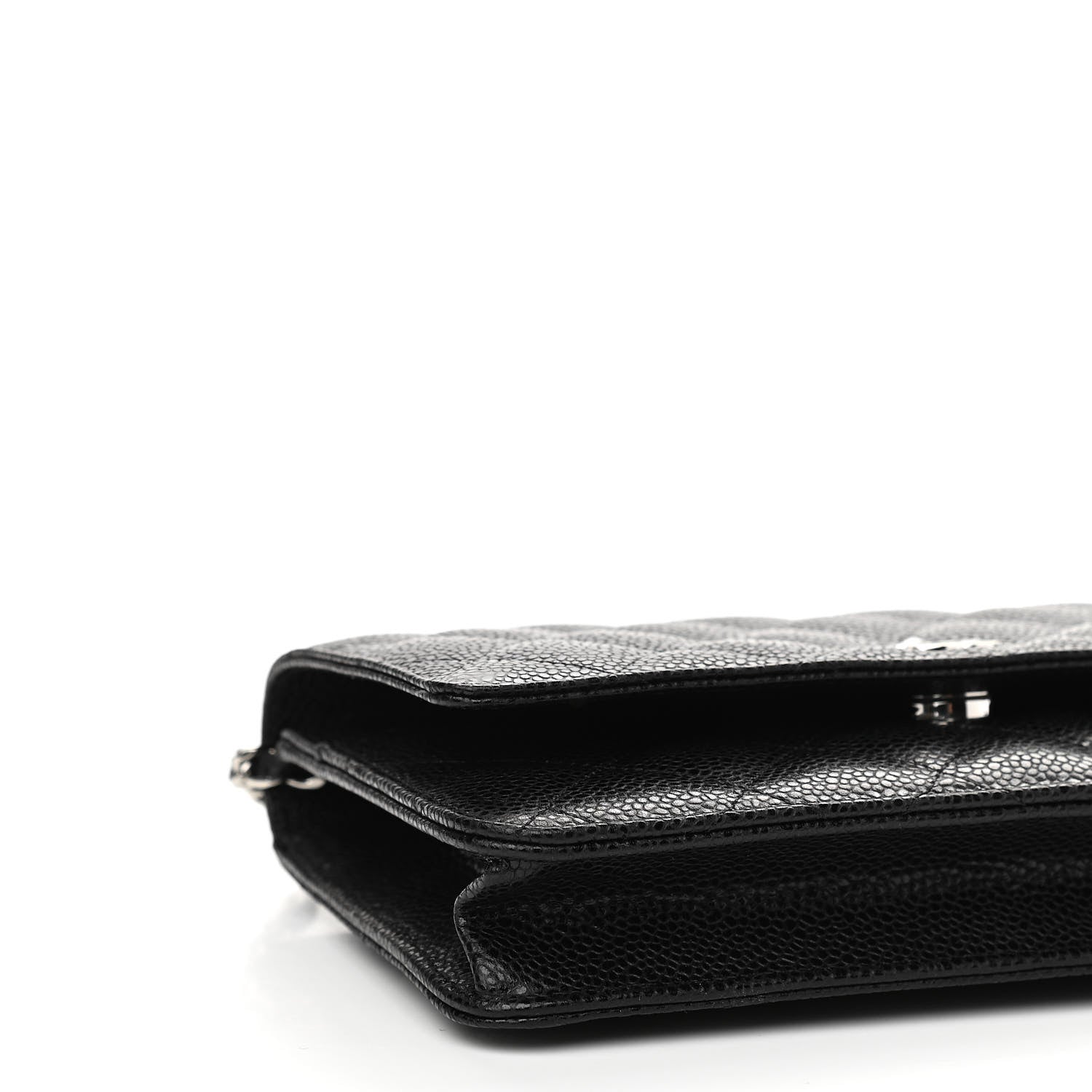 Chanel Caviar Quilted Wallet On Chain WOC Black 10 of 12