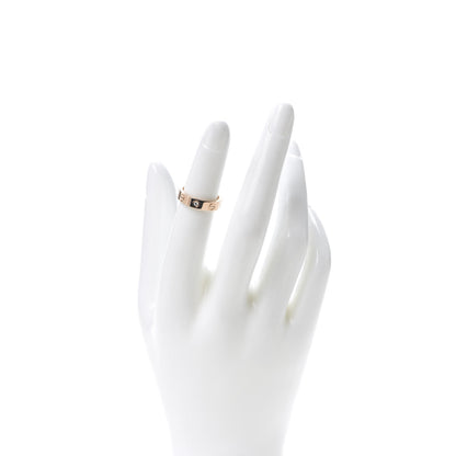 Cartier 18K Pink Gold Diamond 4mm LOVE Wedding Band Ring 47 4 2 of 4