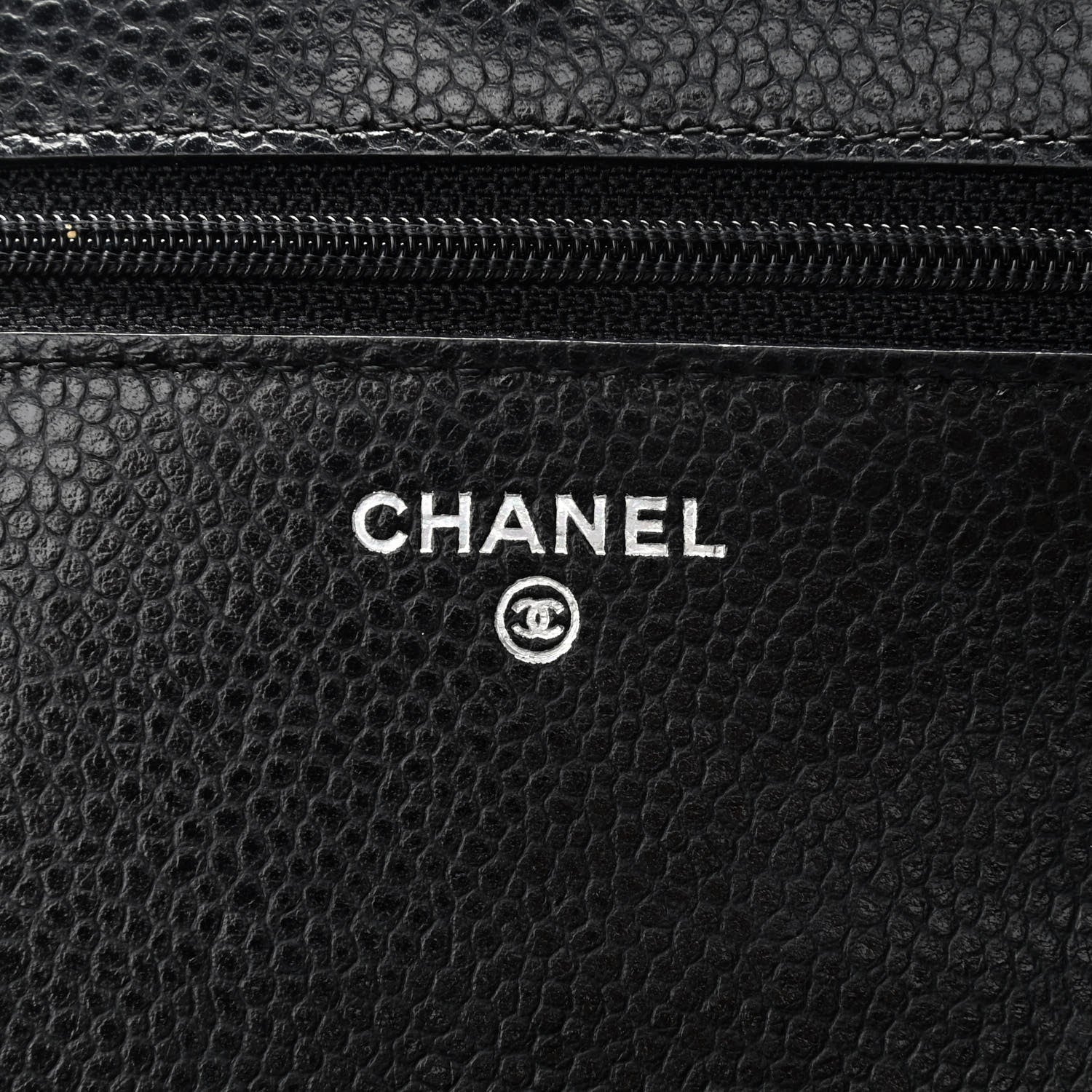 Chanel Caviar Quilted Wallet On Chain WOC Black 6 of 13