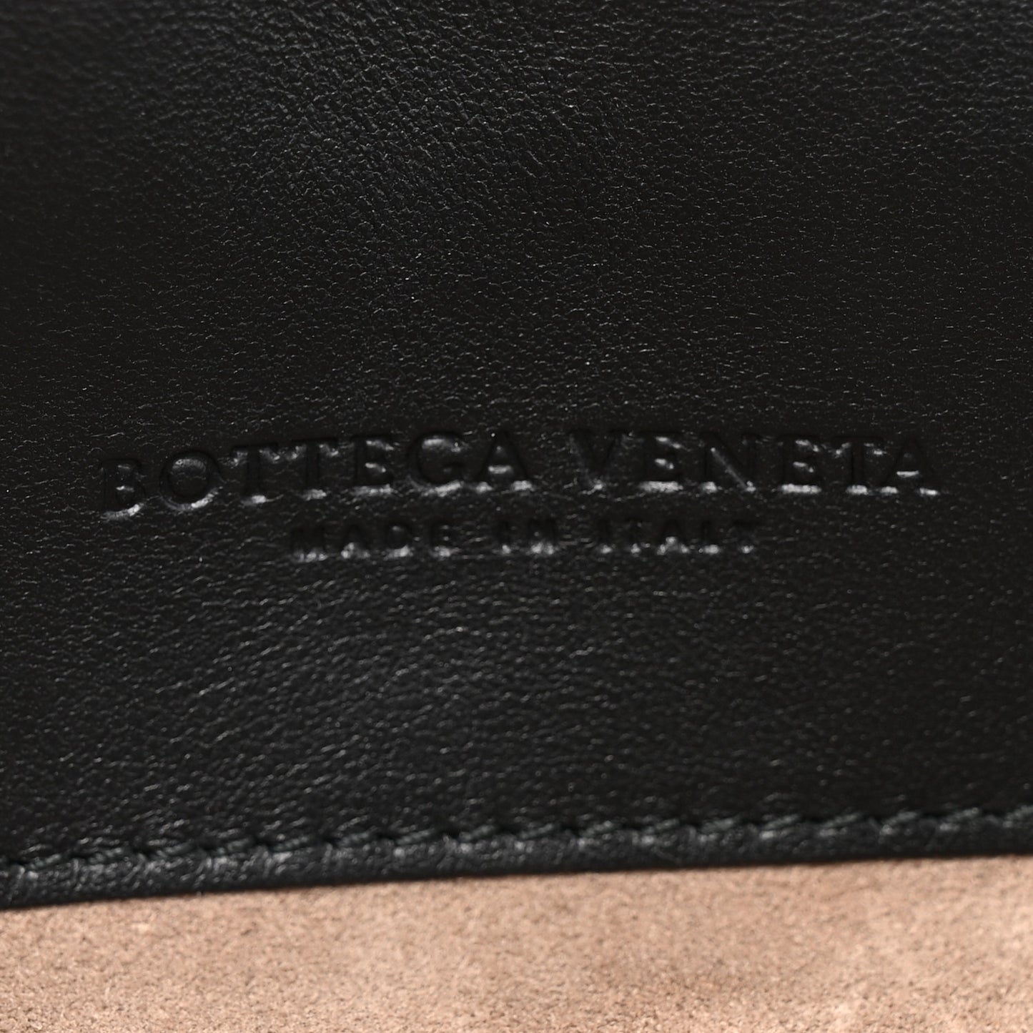 Nappa Intrecciato BV Luna Shoulder Bag Black