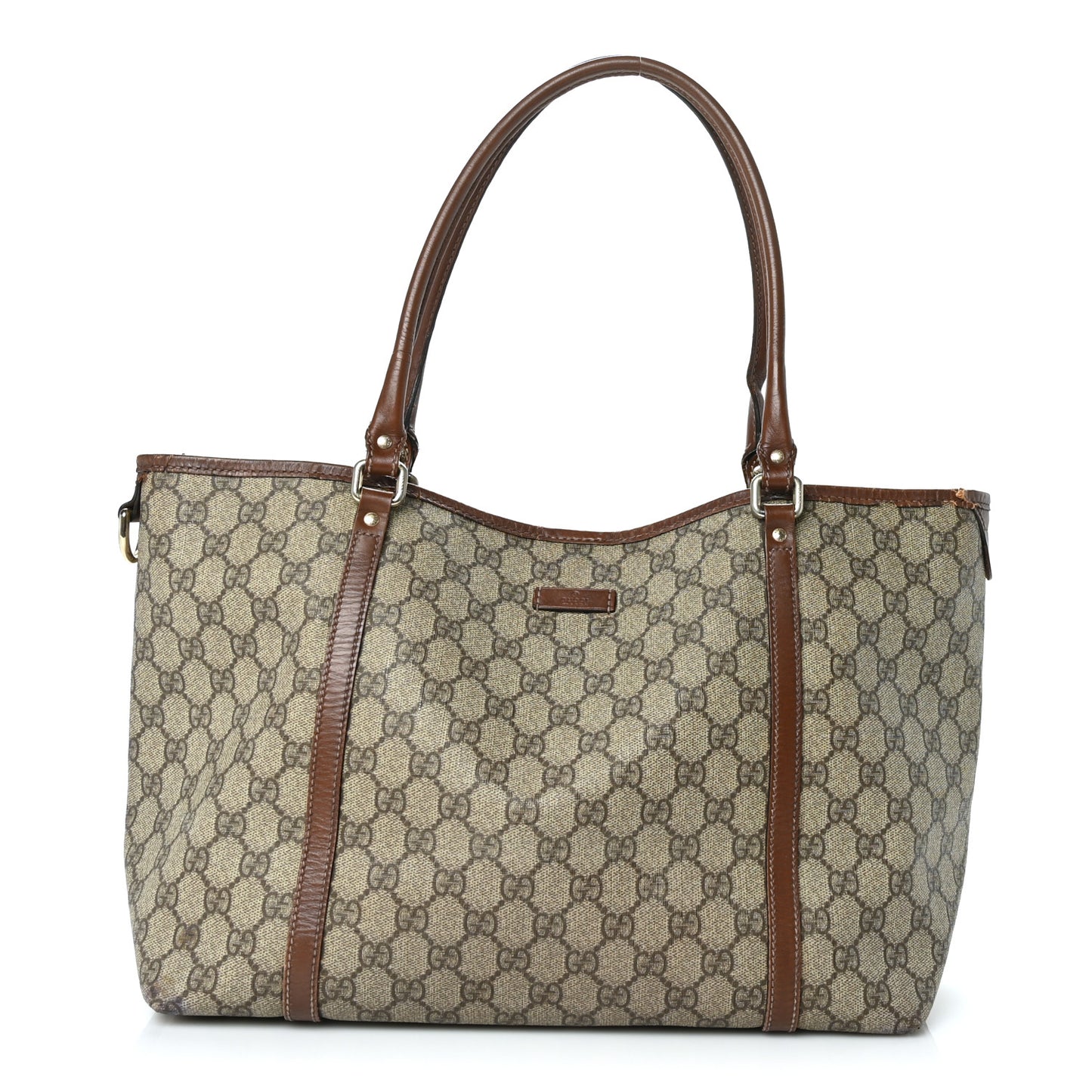GG Plus Monogram Medium Joy Tote Brown