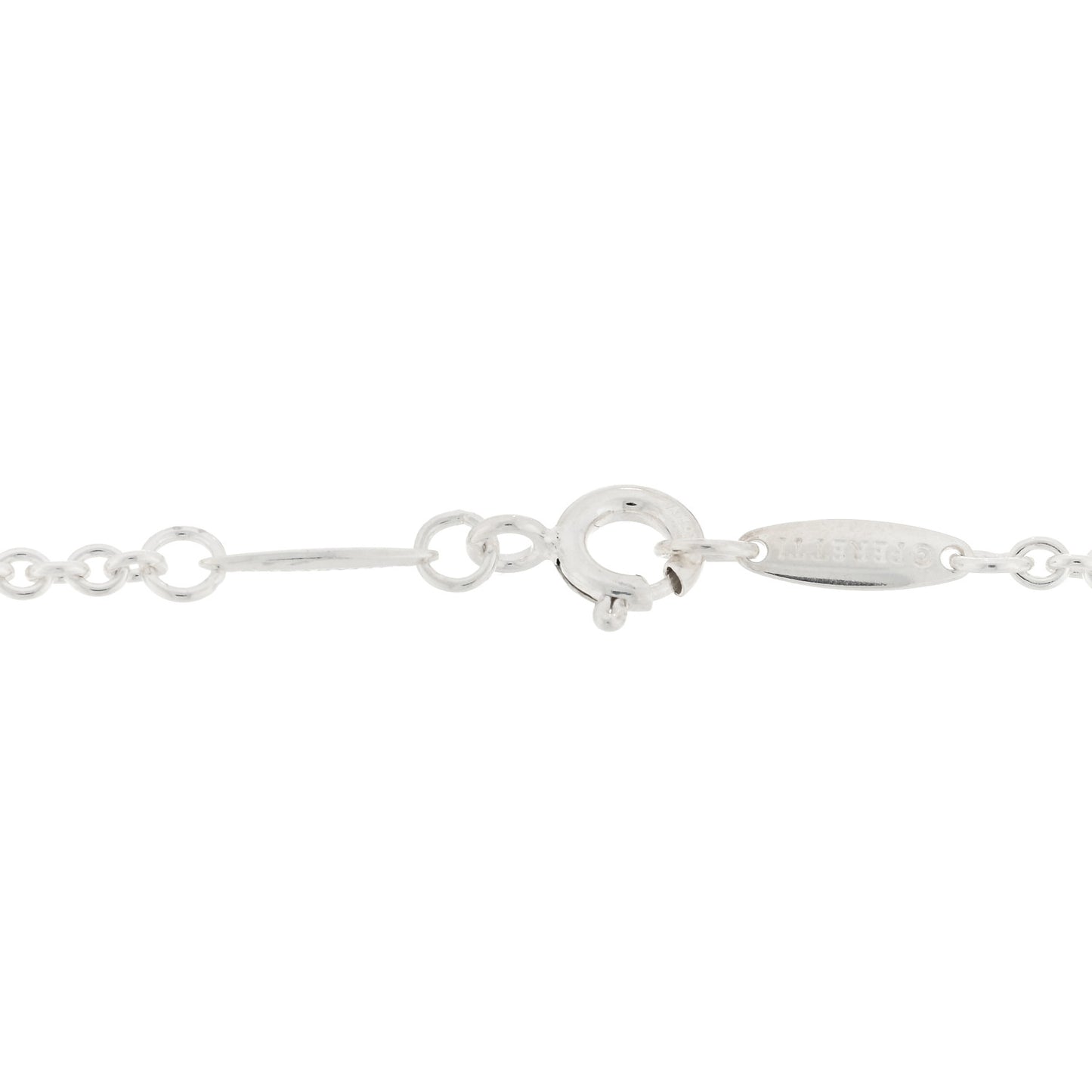 Sterling Silver Elsa Peretti Open Heart Charm Bracelet