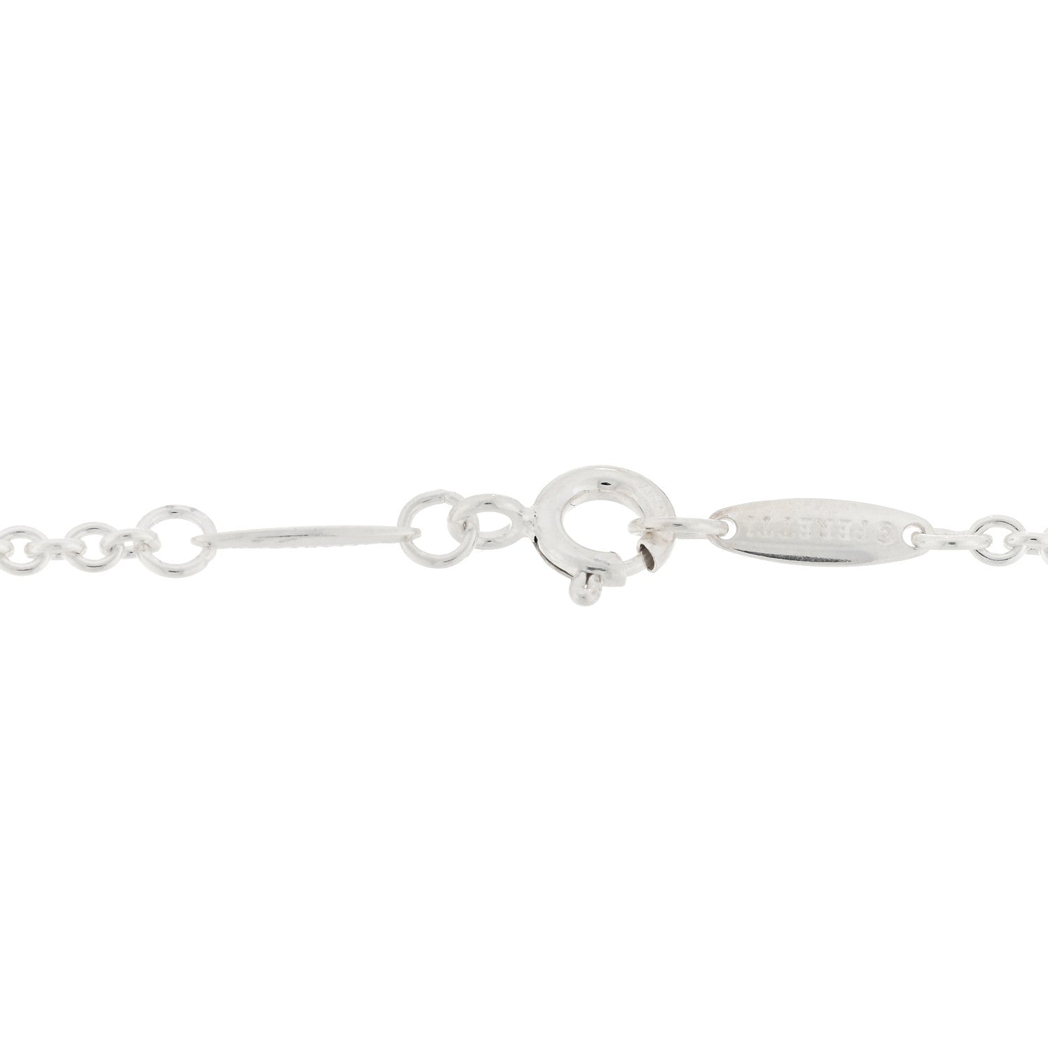 Tiffany Sterling Silver Elsa Peretti Open Heart Charm Bracelet 5 of 7