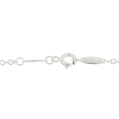 Tiffany Sterling Silver Elsa Peretti Open Heart Charm Bracelet 5 of 7