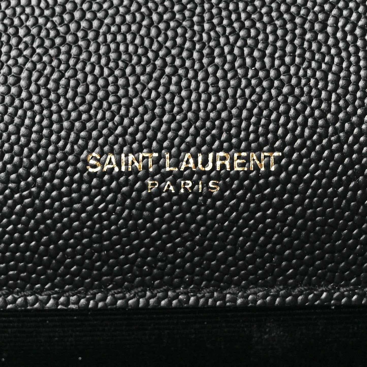 Grain De Poudre Monogram Cassandre Clutch Black