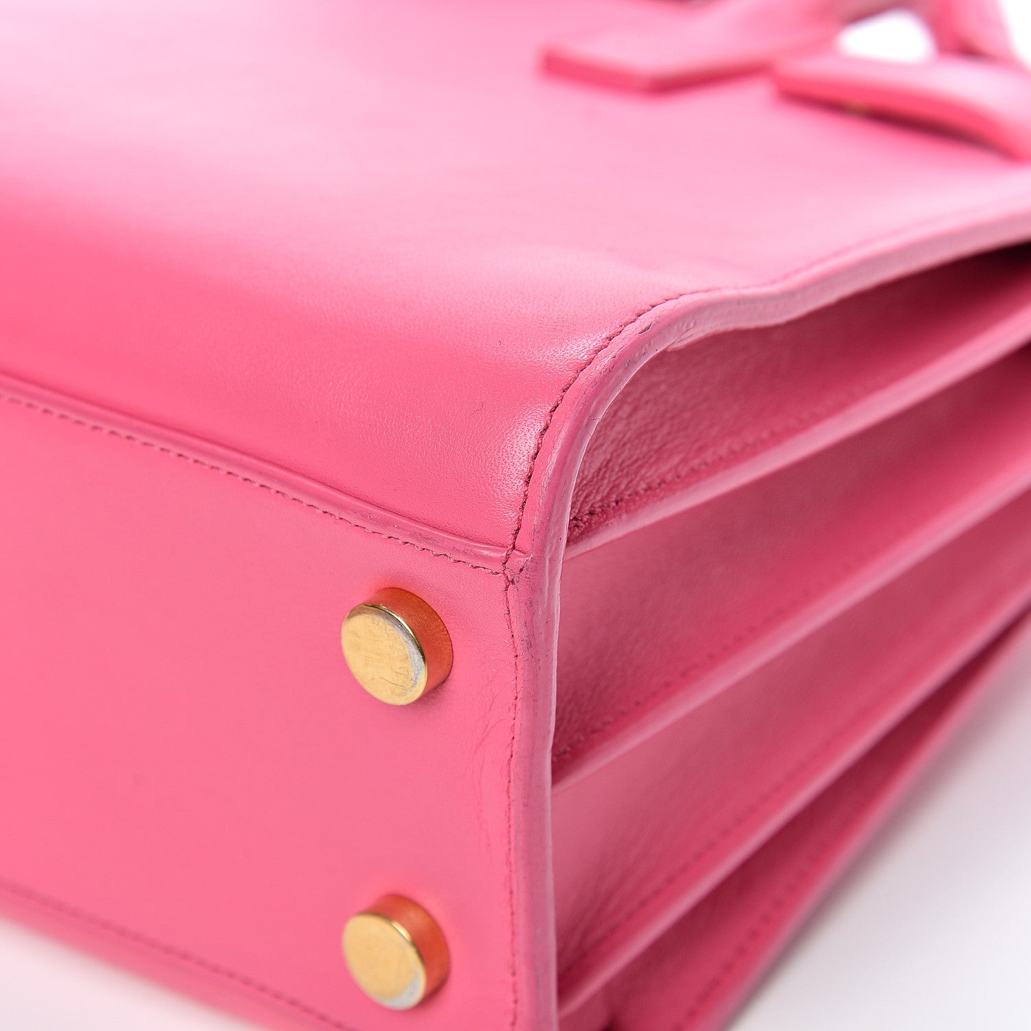 Saint Laurent Calfskin Nano Sac De Jour Rose Clair 10 of 26
