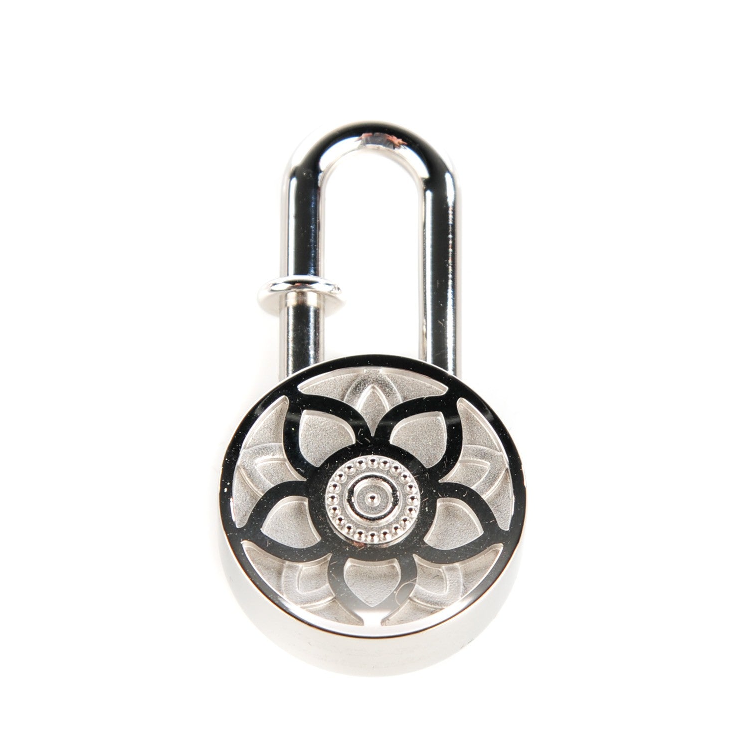 Hermes Palladium Lotus Cadena Lock 1 of 4