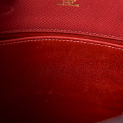 Hermes Courchevel Kelly Sport PM Rouge Vif 9 of 11