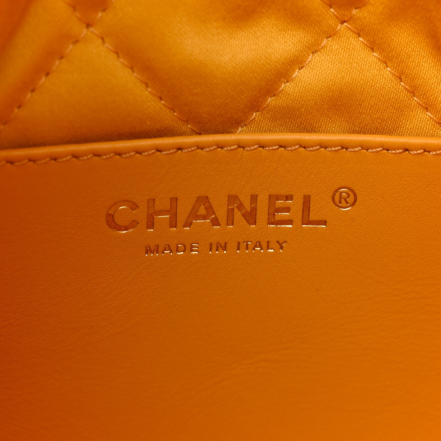 Chanel Shiny Calfskin Quilted Mini Chanel 22 Yellow 6 of 10