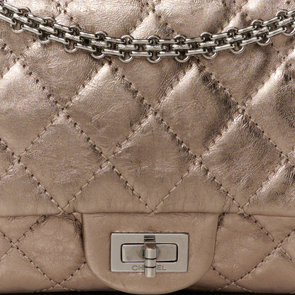 Chanel Metallic Aged Calfskin Quilted  2.55 Reissue 226 Flap Bronze 8 of 10