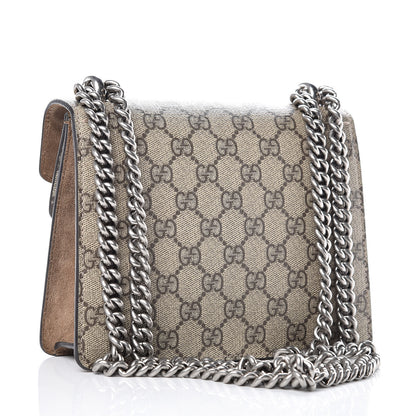 Gucci GG Supreme Monogram Mini Dionysus Shoulder Bag Taupe 4 of 13