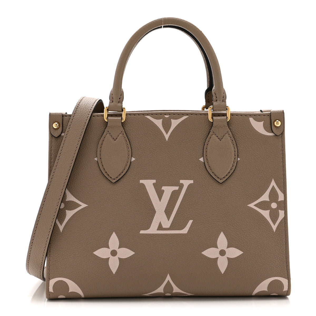Louis Vuitton Empreinte Monogram Giant Onthego PM Tourterelle Creme 1 of 10