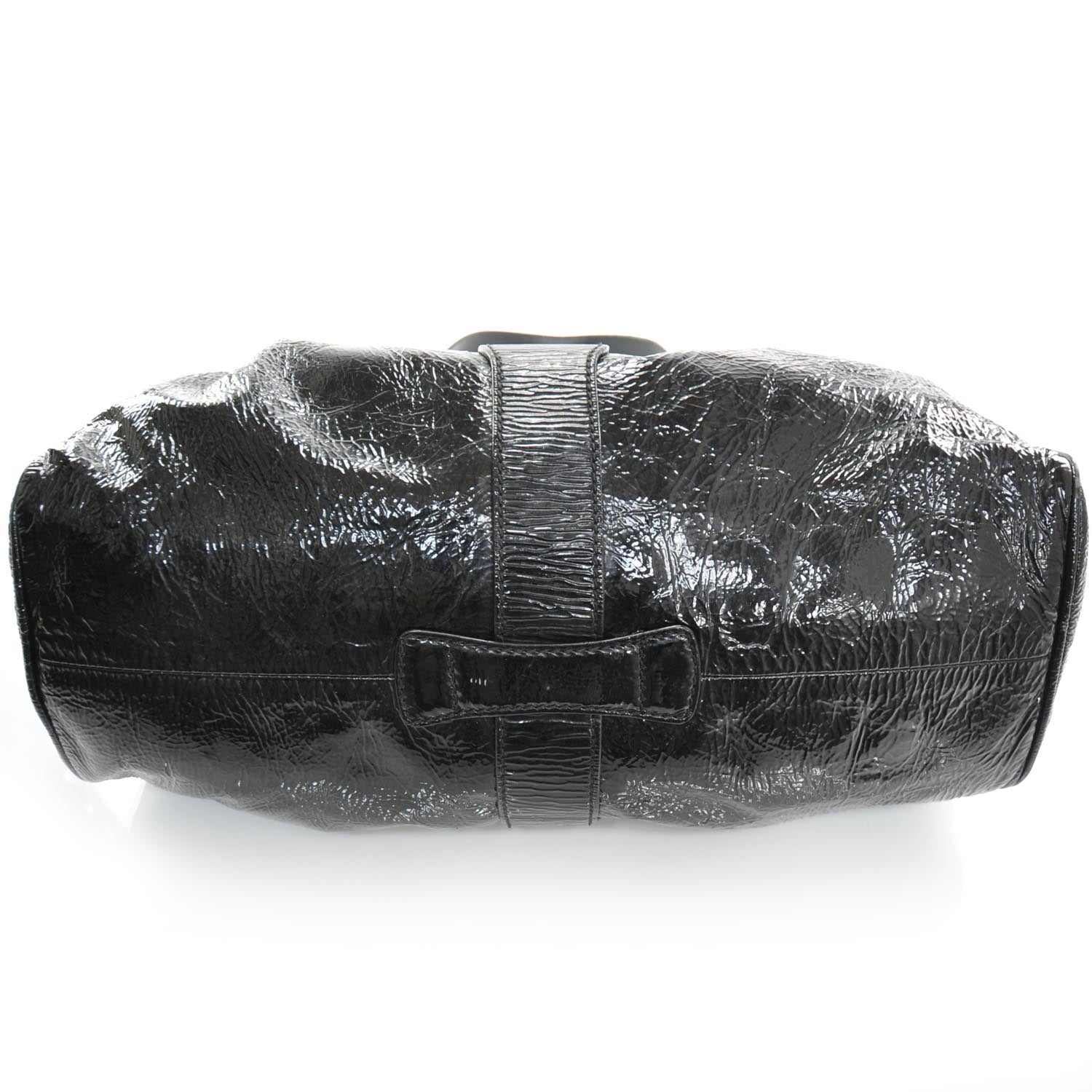 Jimmy Choo Crushed Patent Leather Ramona Tote Black 3 of 9