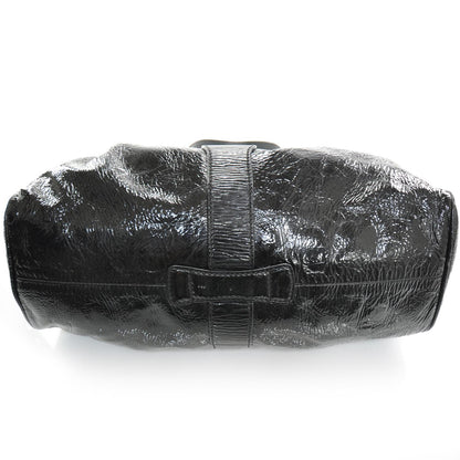 Jimmy Choo Crushed Patent Leather Ramona Tote Black 3 of 9