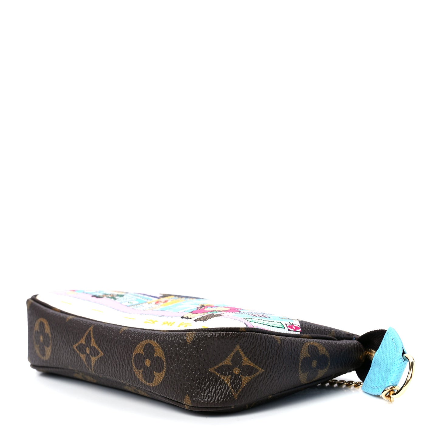 Monogram 2022 Christmas Animation Tokyo Mini Pochette Accessories Blue