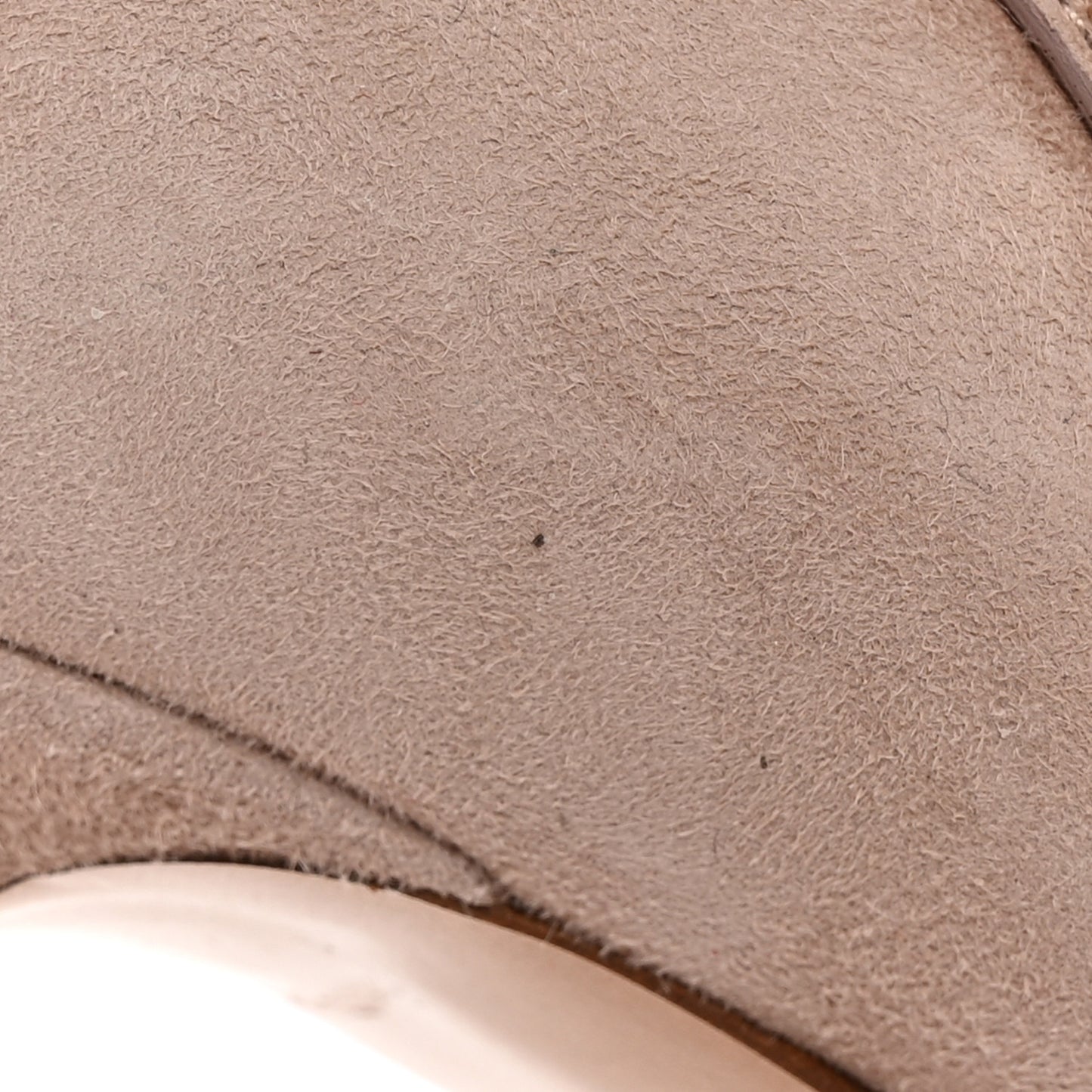 Suede Rockstud Peep Toe 100mm Ankle Boots 38.5 Poudre