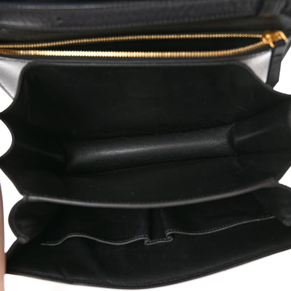 Celine Liege Calfskin Medium Classic Box Flap Bag Black 5 of 9