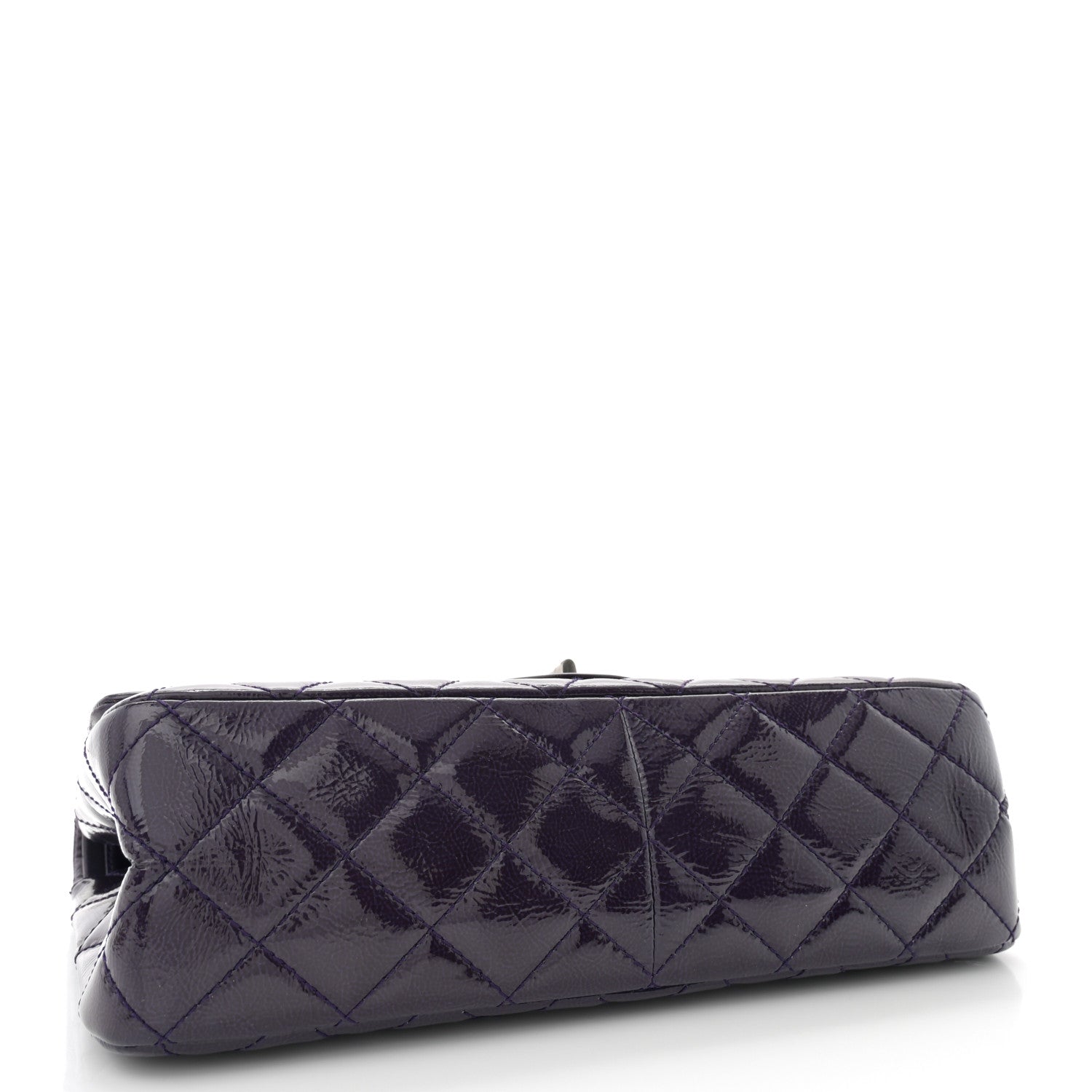 Chanel Distressed Patent 2.55 Reissue Flap 227 Prune 4 of 12