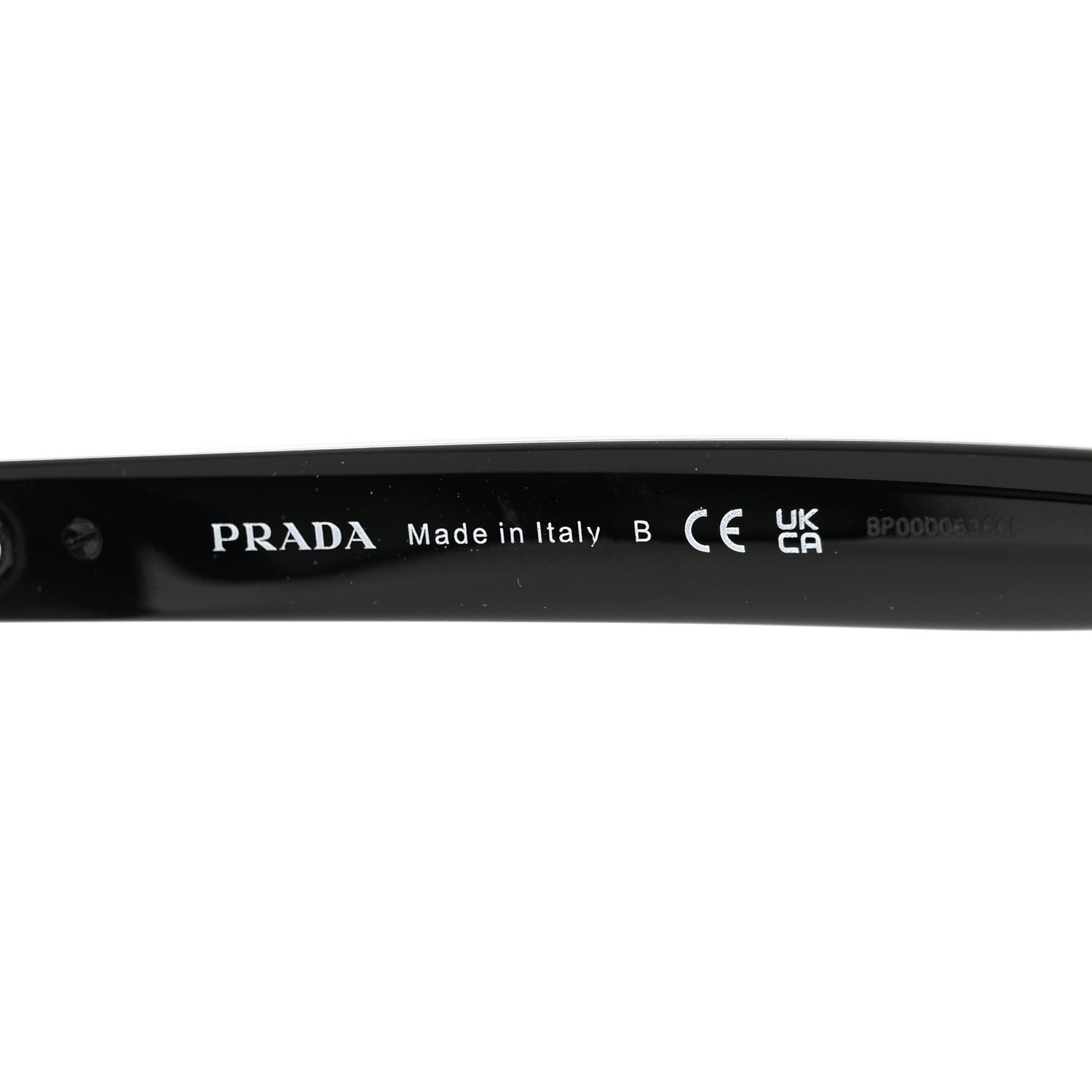 Prada Acetate Polarized Sunglasses SPR 04Y Black 5 of 8