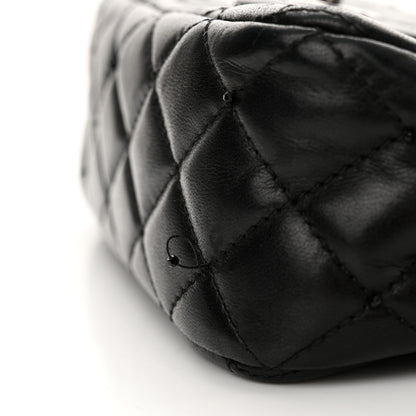 Chanel Lambskin Quilted Beaded Extra Mini Rectangular Flap Black 12 of 12