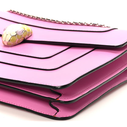 Bulgari Calfskin Serpenti Forever Shoulder Bag Pink 11 of 11