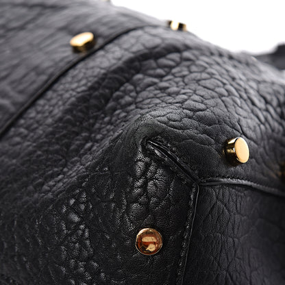 Jimmy Choo Grained Calfskin Studded Lockett Shopper Tote Black 11 of 13