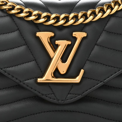 Louis Vuitton Calfskin New Wave Chain MM Black 8 of 12