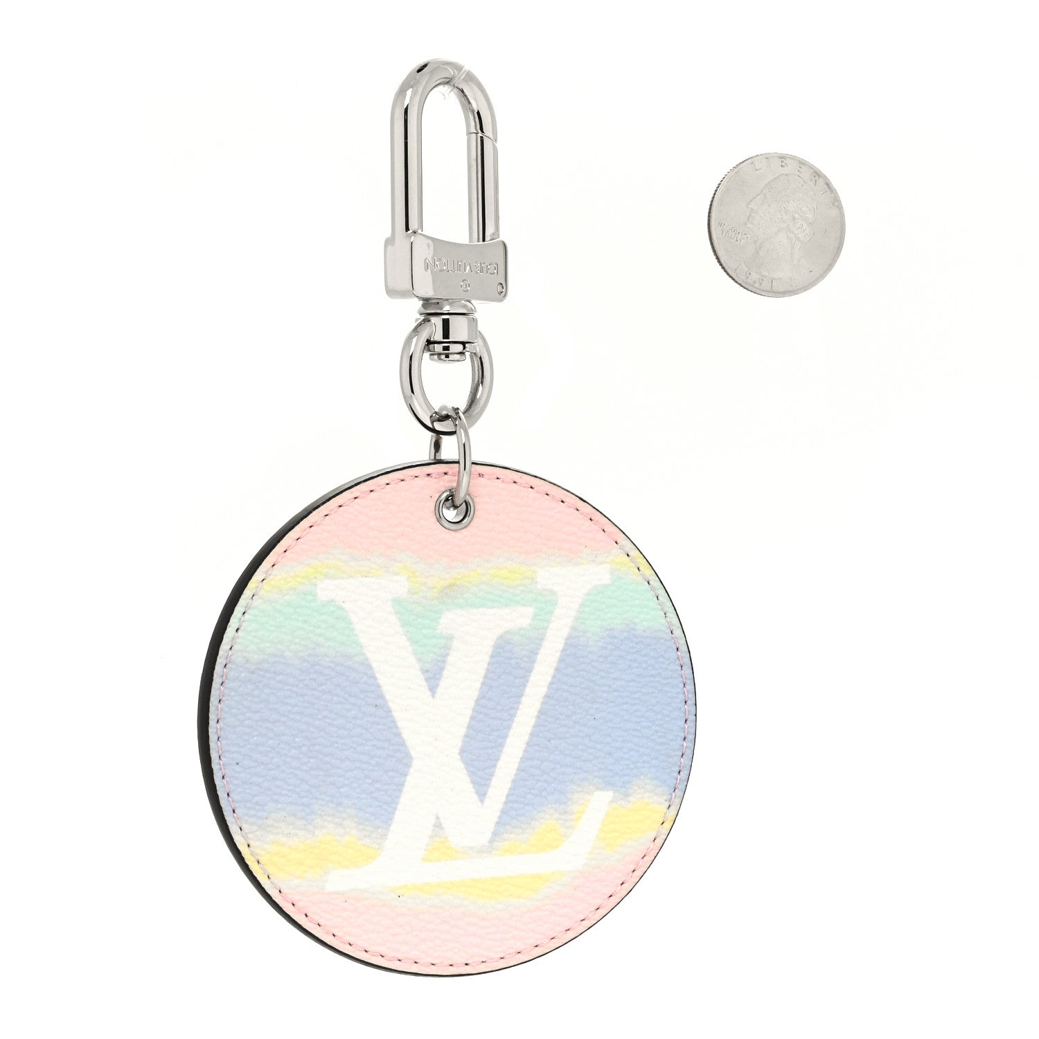 Louis Vuitton Monogram Escale Bag Charm Key Holder Pastel 2 of 4