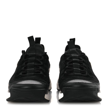 Chanel Velvet Calfskin Mixed Fibers CC Sneakers 38.5 Black 3 of 15