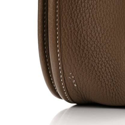 Hermes Taurillon Clemence Evelyne III PM Etoupe 11 of 12