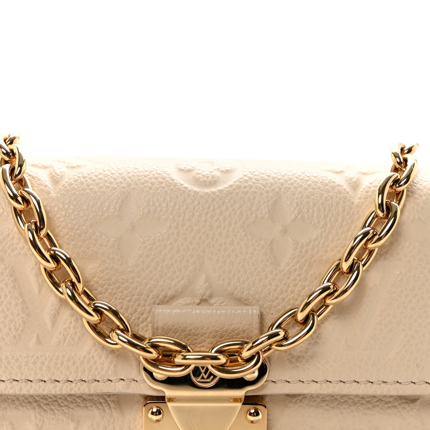Louis Vuitton Empreinte Metis Wallet On Chain Cream 7 of 9
