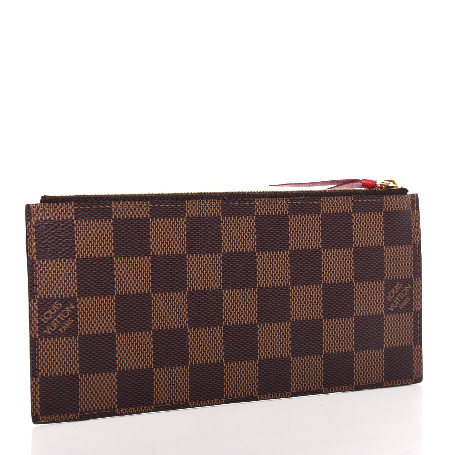 Louis Vuitton Damier Ebene Felicie Chain Wallet Zippered Insert 3 of 6