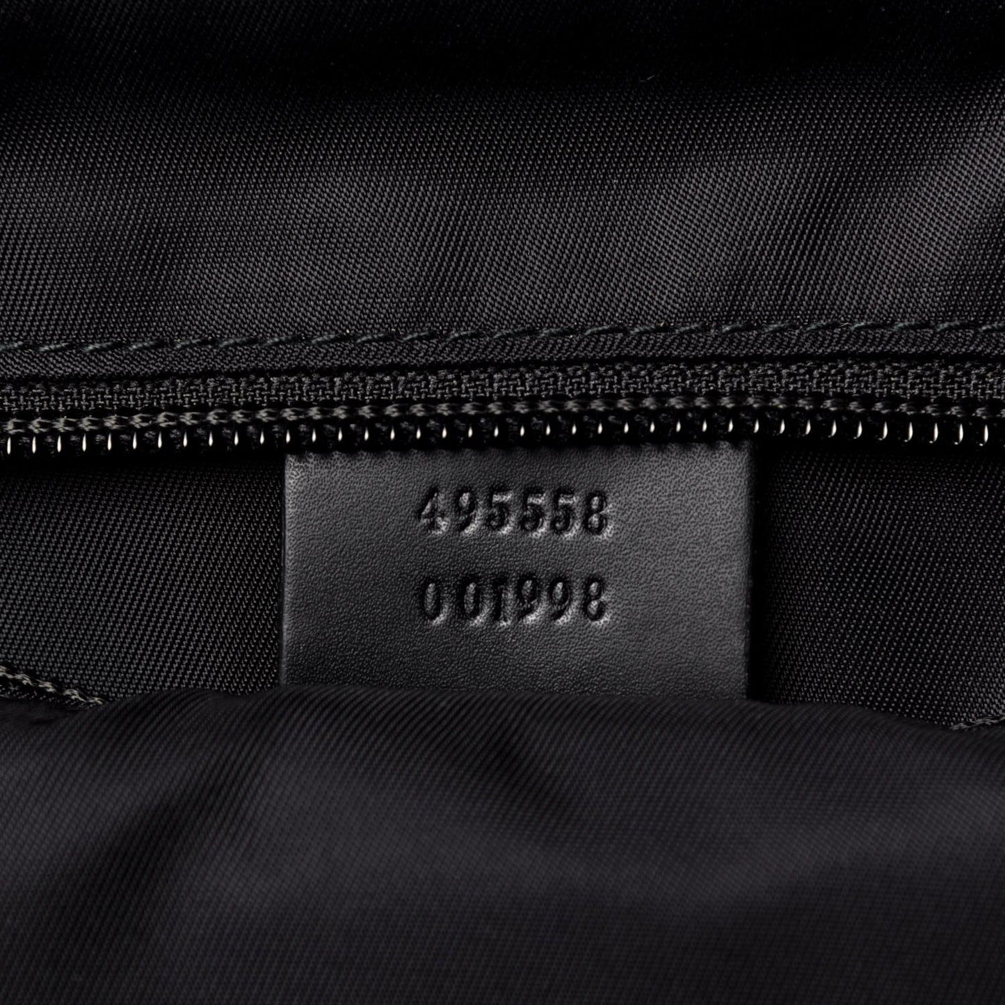 Techno Canvas Appia Calfskin Web Tote Backpack Black