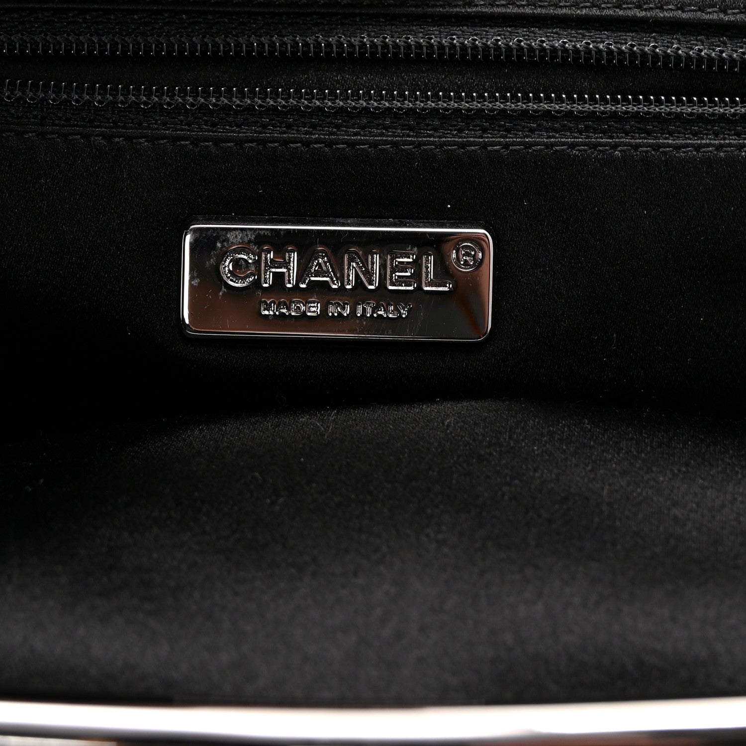 Chanel Tweed Strass Pudong Clutch Black 6 of 8