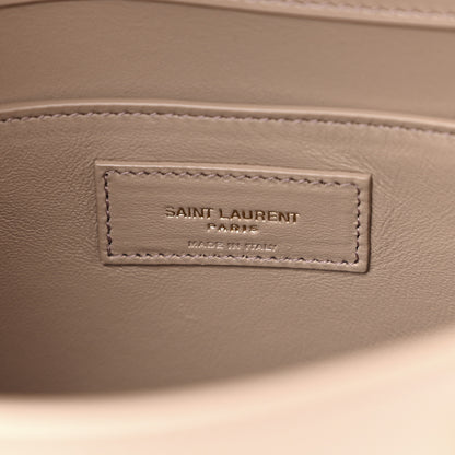 Saint Laurent Smooth Calfskin Small Manhattan Shoulder Bag Rosy Sand 6 of 10