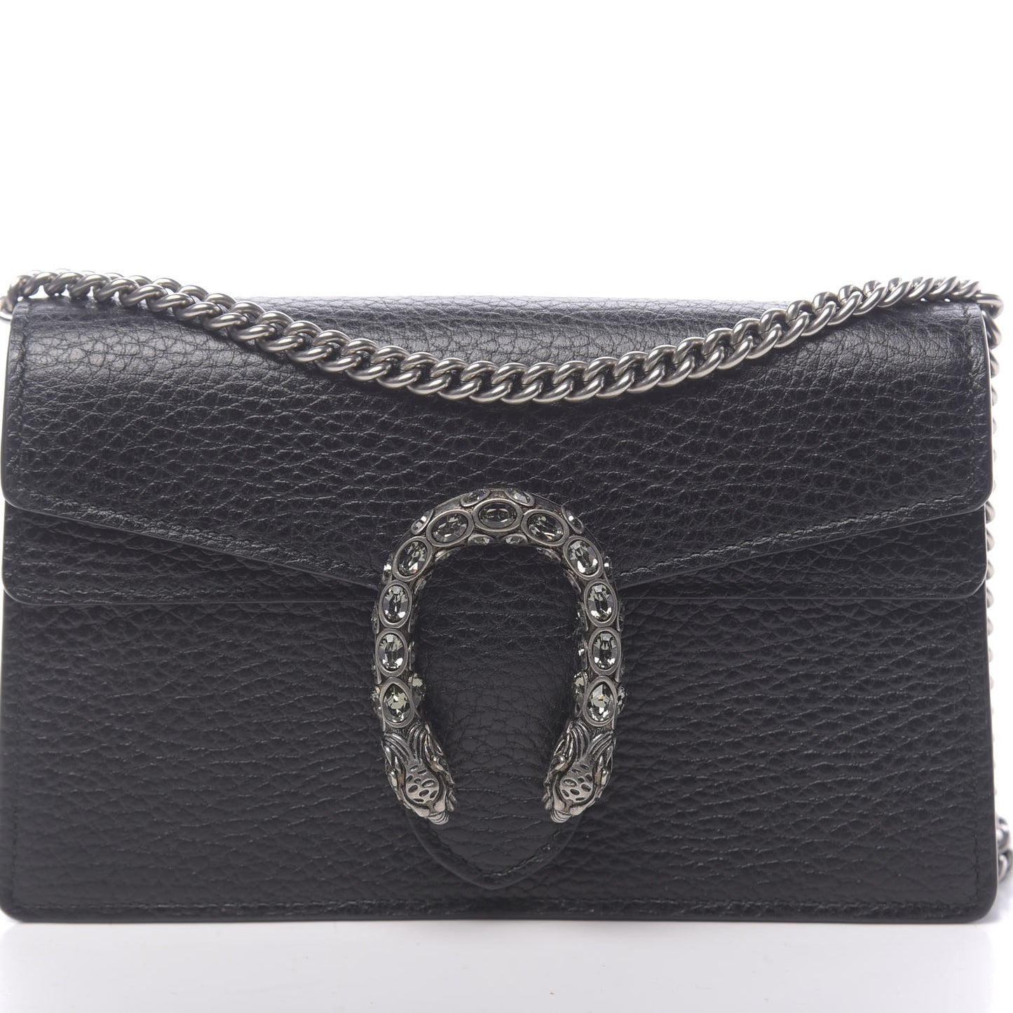 Calfskin Super Mini Dionysus Shoulder Bag Black