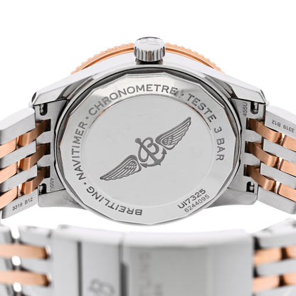 Breitling Stainless Steel 18K Rose Gold 38mm Navitimer Automatic Watch U17325 4 of 5