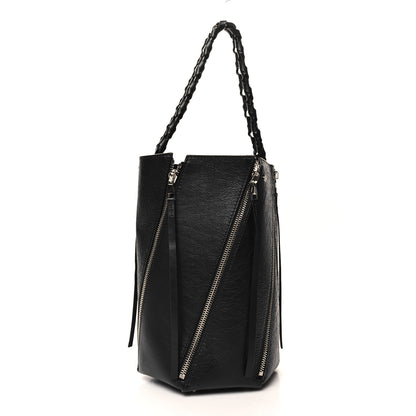 Proenza Schouler Calfskin Medium Hex Bucket Bag Black 4 of 11