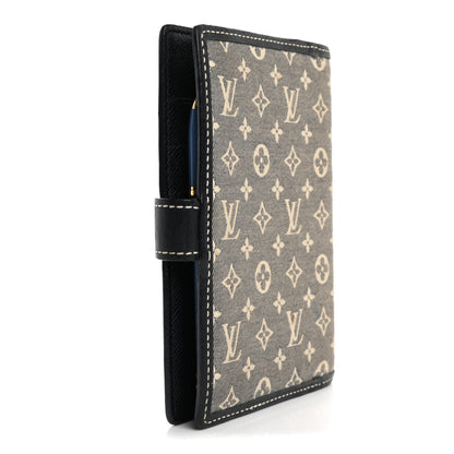 Louis Vuitton Mini Monogram Small Ring Agenda Cover Blue 3 of 12