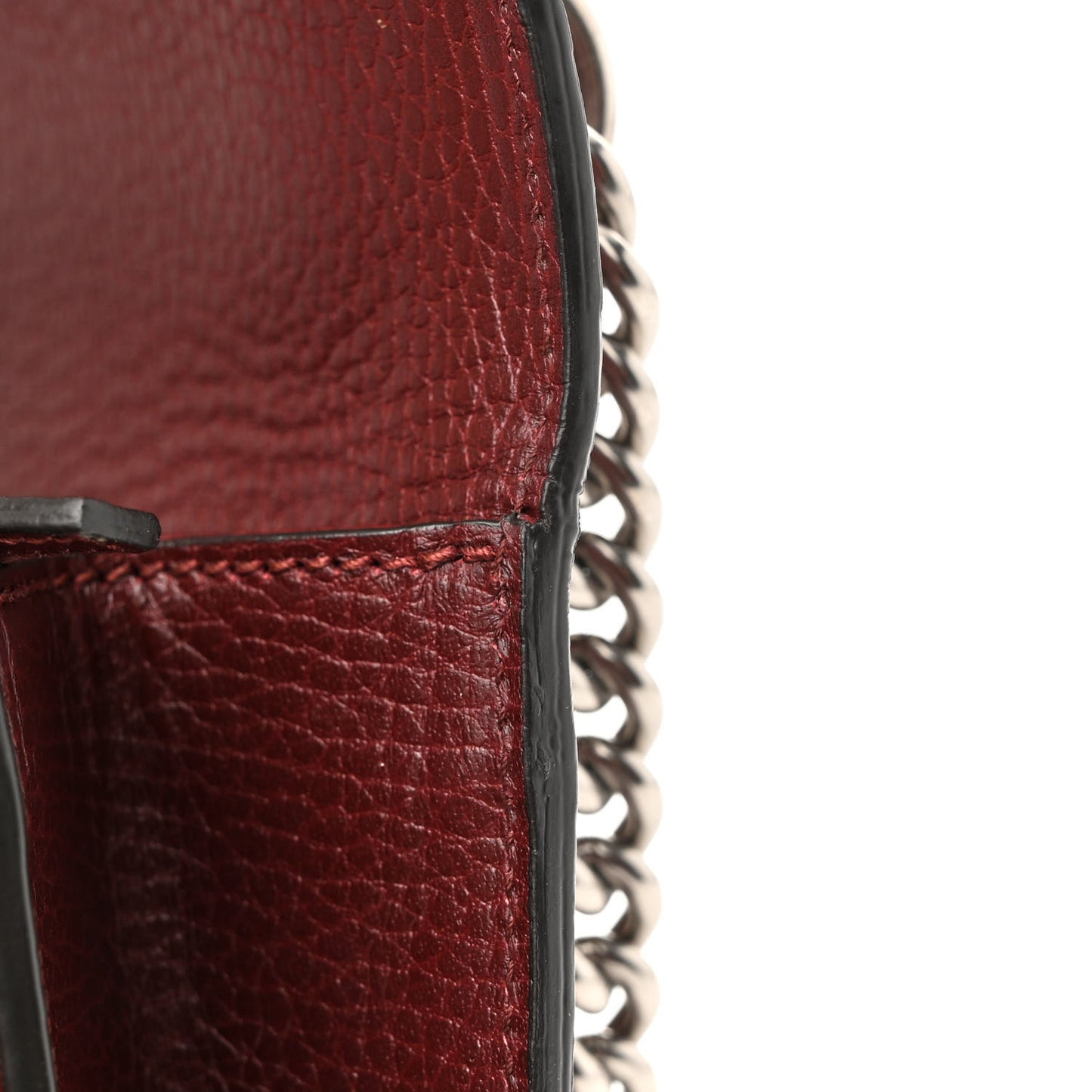 Dollar Calfskin Crystal Small Dionysus Shoulder Bag Vintage Bordeaux